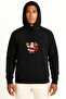 Hooded New Year's Day Dog Chest Printed Unisex Sweatshirt