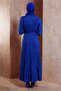 Belted Viscose Dress 44662 - 3