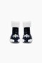 Navy Blue Snowflake Patterned Kids Slippers