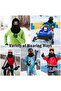 With Neck Collar Face Mask Lace up Closure Windproof Fleece Hat Winter Ski Snow Outdoor - 2