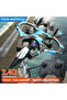 طائرة K500 Max Blue RC Aircraft EPP Foam Stunt Glider الكهربائية المقاتلة التي يتم التحكم فيها عن بعد ومقاومة للسقوط