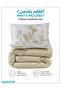 3-Piece Comforter Set – King Size 260x240 cm, Microfiber, Digital Quilted 350 Gsm Filling - 4