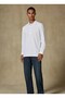 Castle Pike Cotton Comfort Fit White Polo Neck Men's Plain Polo Shirt - 5