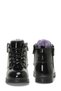 Minifrost Fur-Lined Zippered Thick Sole Faux Leather Winter Children's Boots