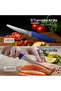 Premium 18-Piece Blue Stainless Steel Knife Set - 7