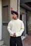 Ribbed Knitwear Sweater Ecru