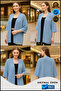 Knitwear Cardigan Perforated Buttonless Knitwear Cardigan Sizeless Cardigan - 3