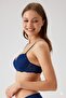 Women's Navy Blue 6201 Milan Underwire Supported Lace Bra (Tak - Outletter) - 3