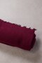 Trendy Burgundy Long Soft Fringed Winter Shawl Scarf - 4