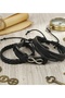 3 Piece Genuine Leather Bracelet with Infinity Figure - 3