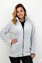Women's Softshell Wool Plush Fur Lamb Welsoft Jacket with Bone Zipper and 3 Pockets Detail (Full Size) - 4
