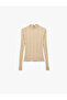High Collar Long Sleeve Knitwear Sweater - 2