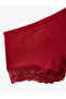 Lace Detailed Short Satin Shorts Pajama Bottoms - 8