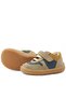 Bob Genuine Leather Sand Color Barefoot Velcro Elastic Baby Sneaker Shoes - 7