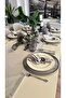 Royal Pearlescent Silvery Dark Gray Smoked Runner (Napkin Not Included) - 3