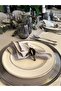 Royal Pearlescent Silvery Dark Gray Smoked Runner (Napkin Not Included) - 2