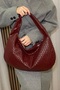 Fibag Brown Women's Knitted Model Large Size Shoulder Bag - 4