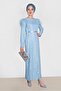 Lace Dress with Feather Shoulder 4464 - 3