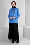 Stone Printed Double Skirt Track Suit Set 43389 - 2
