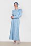 Lace Dress with Feather Shoulder 4464 - 2