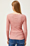 Women's Washed Salmon Placket Camisole Blouse BLZ-19000588 - 2