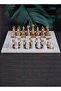 Onyx Marble Chess Set – 12-Inch Handcrafted Chessboard with 2 Color Pieces,