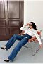 Women's High-Waisted Palazzo Stretch Fabric Stretchy Jeans Pants
