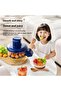Automatic Electric Fruit & Garlic Peeler (Blue) - 4