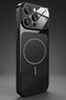 جراب متوافق مع هاتف Apple iPhone 15 Pro Max بتصميم 17 Pro Max مع Magsafe وحماية الكاميرا