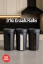 3 Pieces Hobby Lumira Food Storage Container Kitchen Cabinet Pantry Organizer 1.2 Lt