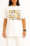 Oversized Thanksgiving Day Chest Design Unisex T-Shirt - 2