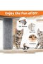Furniture Protector Mat for Cats, Trim-to-Fit Self-Adhesive Scratching Mat, Grey, 2 m - 6