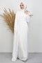 İlkin Yoryo Evening Dress White
