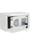 Small Safe Box with Digital Pin Code Keypad and Key Lock 6KG (20x31x20cm) RB20AJ White
