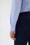 Non-Iron Blue Plaid 100% Cotton Comfort Fit Shirt - 8