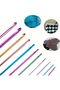 Tunisian Crochet Set, Crochet Accessories Set, Long Crochet Set, Crochet Set with Bag, (11 Crochet Hooks) - 5
