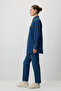 Ethnic Embroidered Denim Shirt - 6