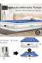 Inflatable Mattress with Inflation & Deflation Pump in Just 3Minutes for Home 203 x 152 x 46 cm - 4