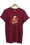 Christmas Printed Cute Teddy Bear New Year Christmas 100% Cotton Regular Fit Crew Neck T-Shirt