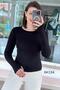 Finger-Looped Lycra Fabric Bodysuit 6K134