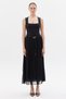 Women's Belt Detailed Chiffon Skirt