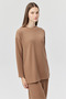 Women's Corded Fabric Slit Tunic - 3