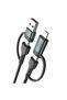 USB data cable, Type-C & iOS, Hyper N, black, 60W, 1.2m - 2