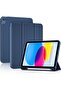 for iPad (A16) 11th Gen 11-inch / iPad 10th Gen 10.9-inch Case with Pencil Holder - Navy