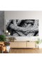 Tablou Canvas, Dormitor Si Living, Moderne, Gray String - 8