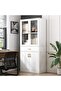 Multi-Layer Storage Bookshelf Rack Stylish Living Room Home Storage & Display Cabinet
