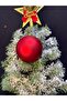Red Matte Christmas Tree Ornament 12 cm Single Large Shiny Christmas Ball |   Eng-149 |