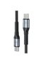 Type-C Fast Charge Data Cable Hyper N, black, 60W, 2m - 2