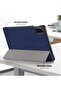 Tablet Cover for Honor Pad X9/X8 Pro 11.5in Tri-Fold Hard PC Case (Blue) - 3