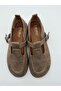 Alina Viscosa Loafer with Adjustable Strap and Buckle Detail - 4